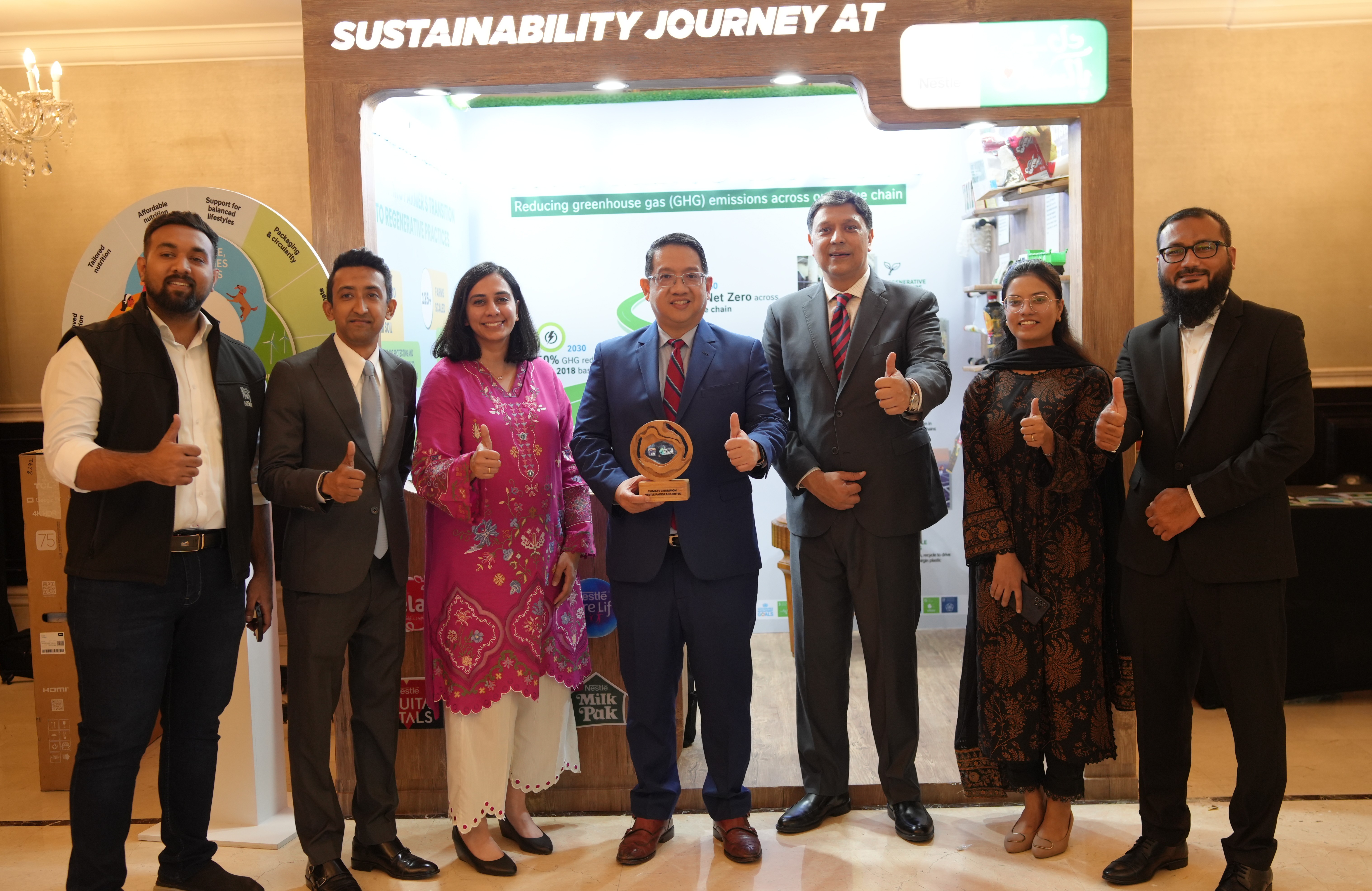 Nestlé Pakistan's CEO Jason Avanceña at climate conference