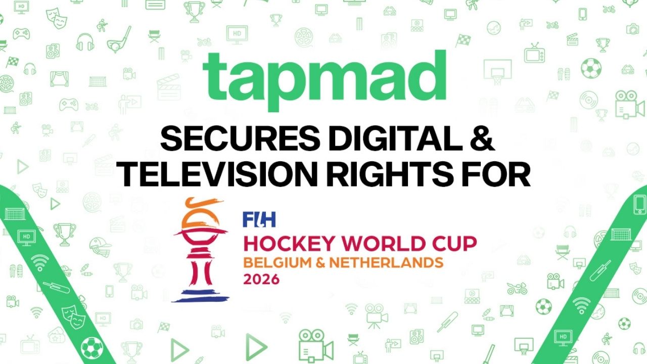 tapmad securing exclusive broadcast rights for the FIH Hockey World Cup